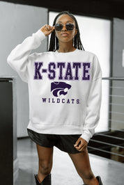 KANSAS STATE WILDCATS Freestyle Fleece Drop-Shoulder Pullover