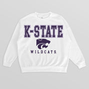 KANSAS STATE WILDCATS Freestyle Fleece Drop-Shoulder Pullover