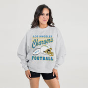 LOS ANGELES CHARGERS HOME TURF PREMIUM FLEECE CREWNECK PULLOVER