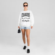 LOS ANGELES CHARGERS PEAK SEASON PREMIUM FLEECE CREWNECK PULLOVER