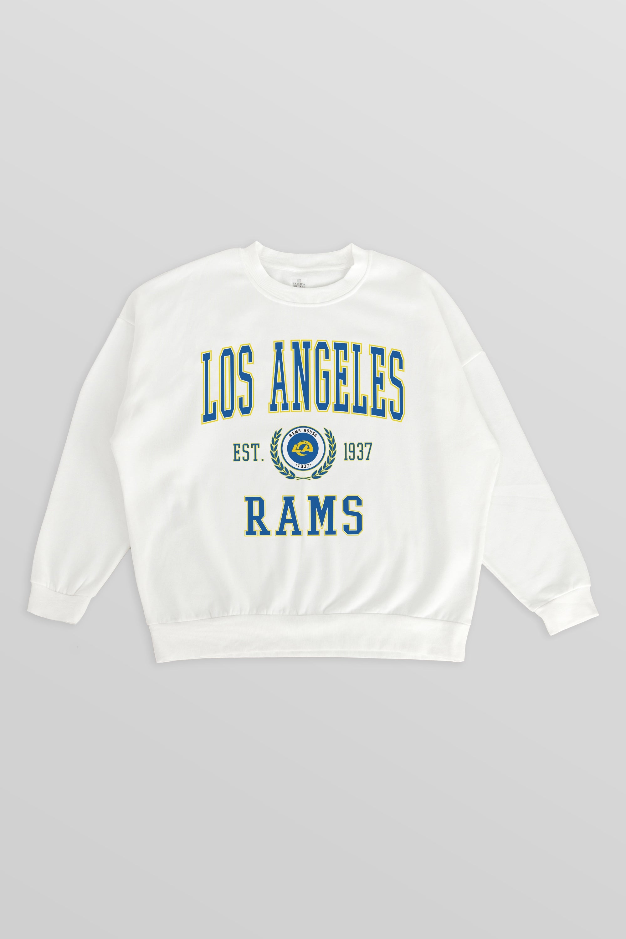 LOS ANGELES RAMS Timeless Triumph Fleece Crewneck Pullover