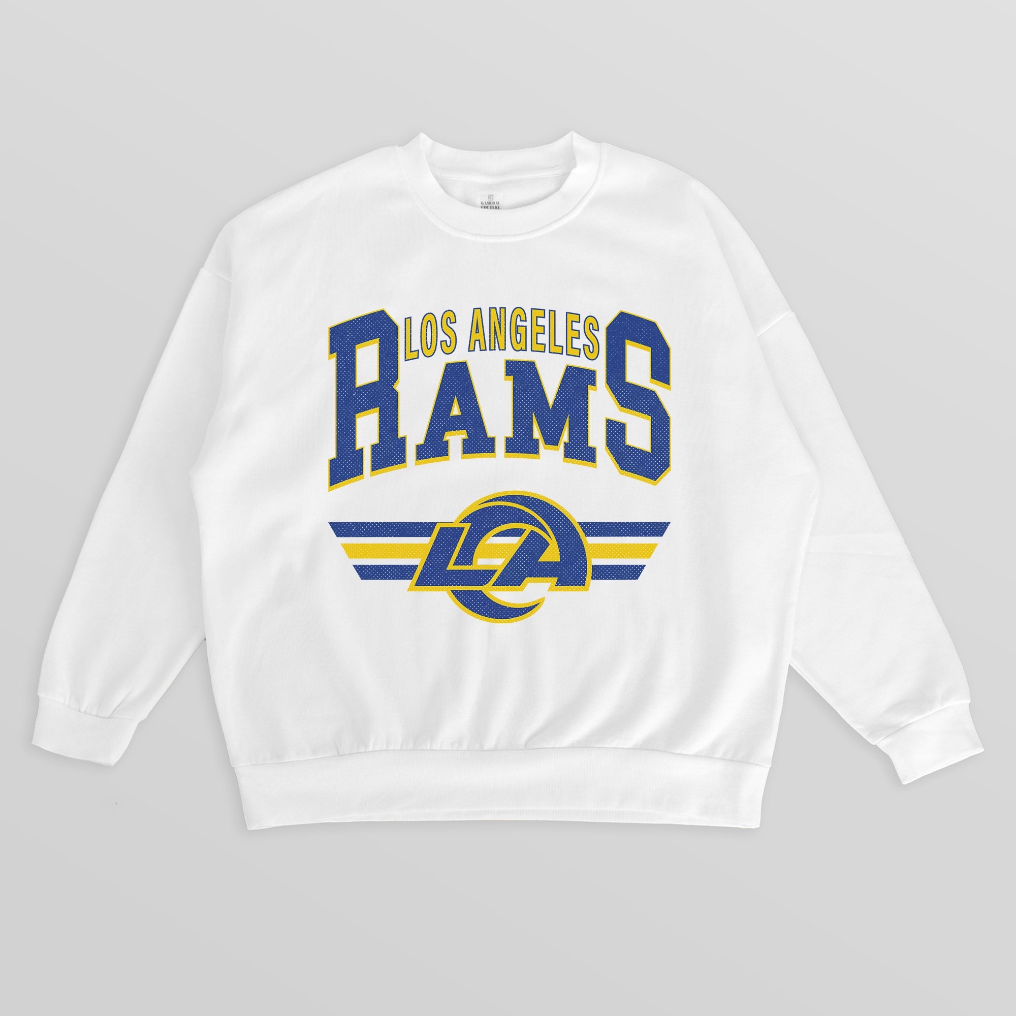 LOS ANGELES RAMS SWIFT STRIKE PREMIUM FLEECE CREWNECK PULLOVER