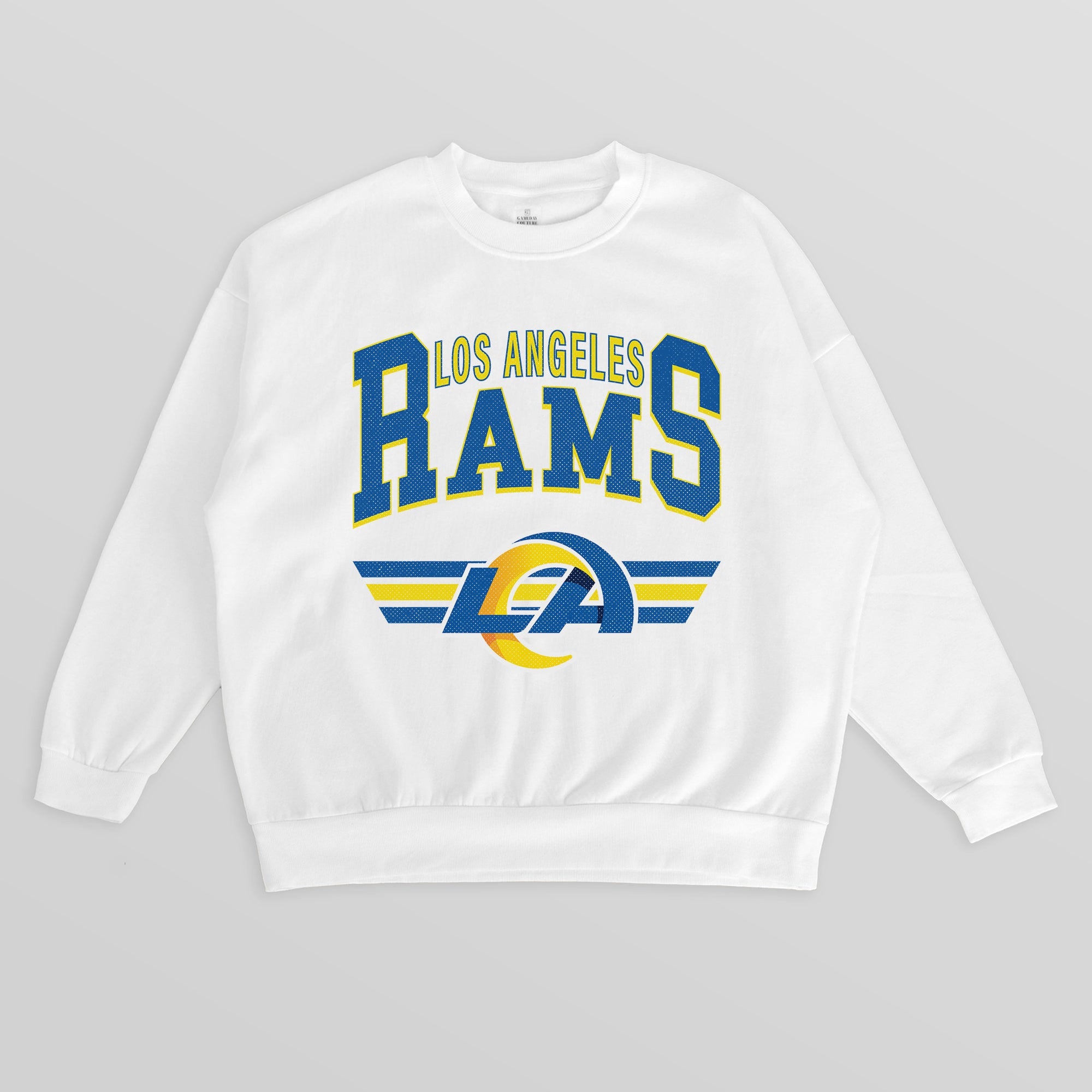 LOS ANGELES RAMS SWIFT STRIKE PREMIUM FLEECE CREWNECK PULLOVER