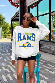 LOS ANGELES RAMS SWIFT STRIKE PREMIUM FLEECE CREWNECK PULLOVER