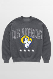 LOS ANGELES RAMS RISING STAR PREMIUM FLEECE CREWNECK PULLOVER