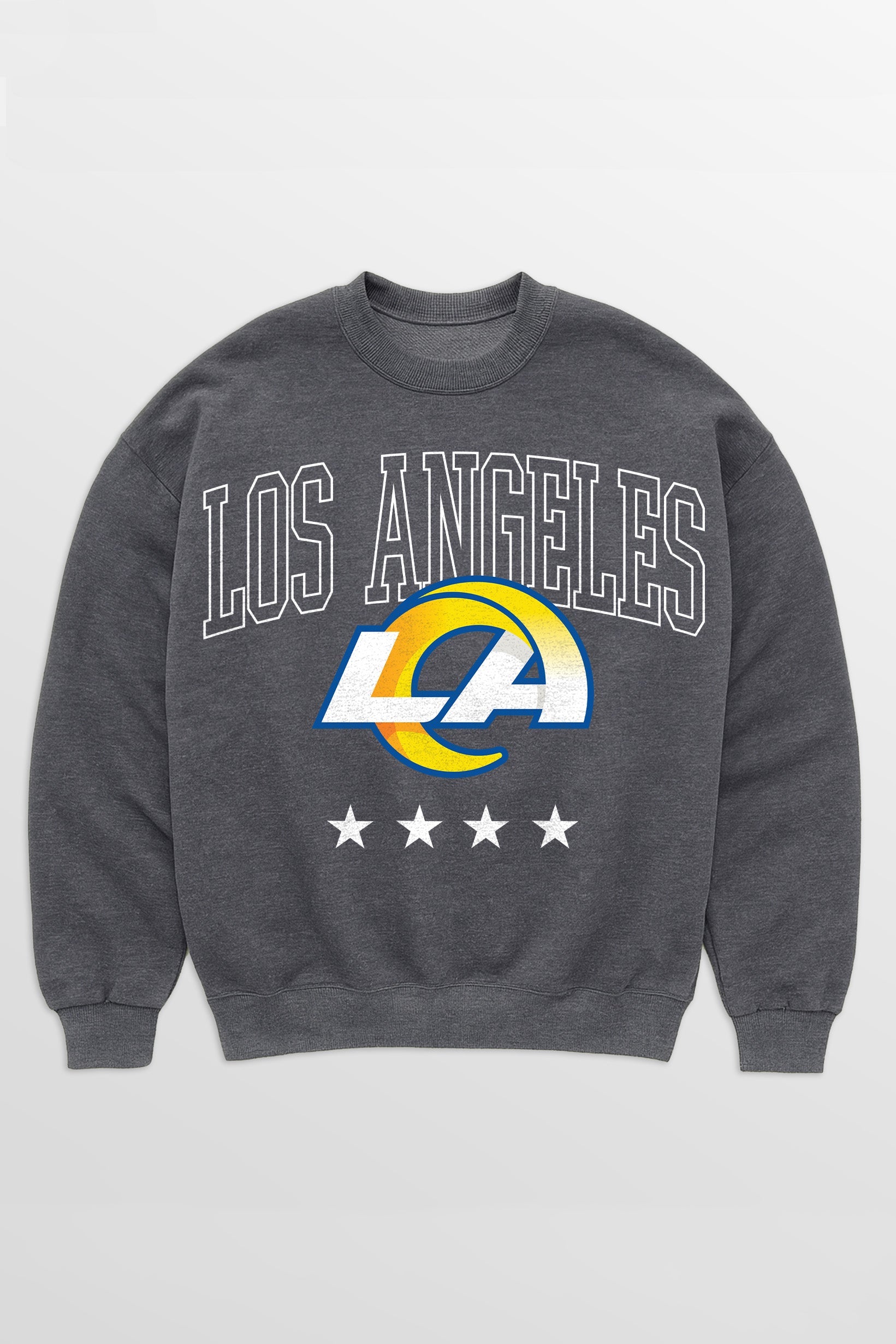 LOS ANGELES RAMS RISING STAR PREMIUM FLEECE CREWNECK PULLOVER