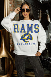 LOS ANGELES RAMS Sunday Drives Fleece Crewneck Pullover