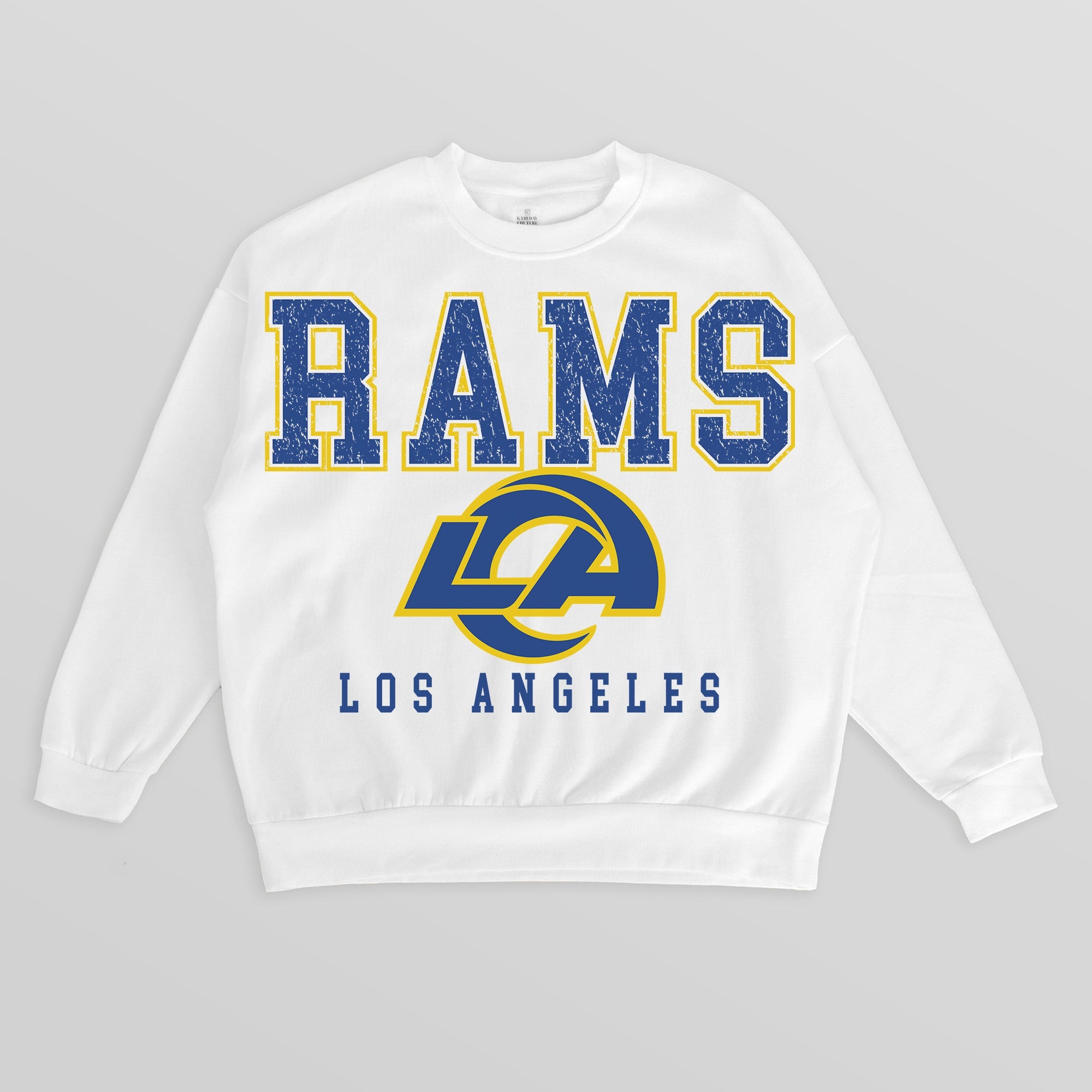 LOS ANGELES RAMS Sunday Drives Fleece Crewneck Pullover