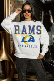 LOS ANGELES RAMS Sunday Drives Fleece Crewneck Pullover