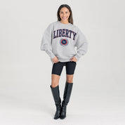 LIBERTY FLAMES TRADITION REFINED PREMIUM FLEECE CREWNECK PULLOVER