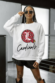 LOUISVILLE CARDINALS WILD BREAKTHROUGH PREMIUM FLEECE CREWNECK PULLOVER