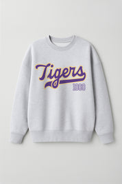 LSU TIGERS CLASSIC WIN PREMIUM FLEECE CREWNECK PULLOVER