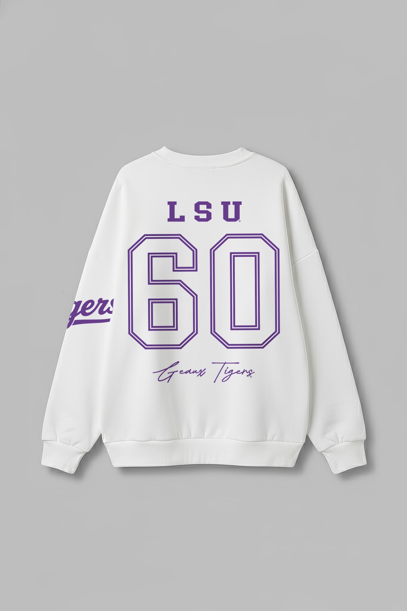LSU TIGERS DAY ONE PREMIUM FLEECE UNISEX CREWNECK PULLOVER