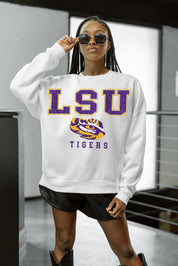 LSU TIGERS Freestyle Fleece Drop-Shoulder Pullover