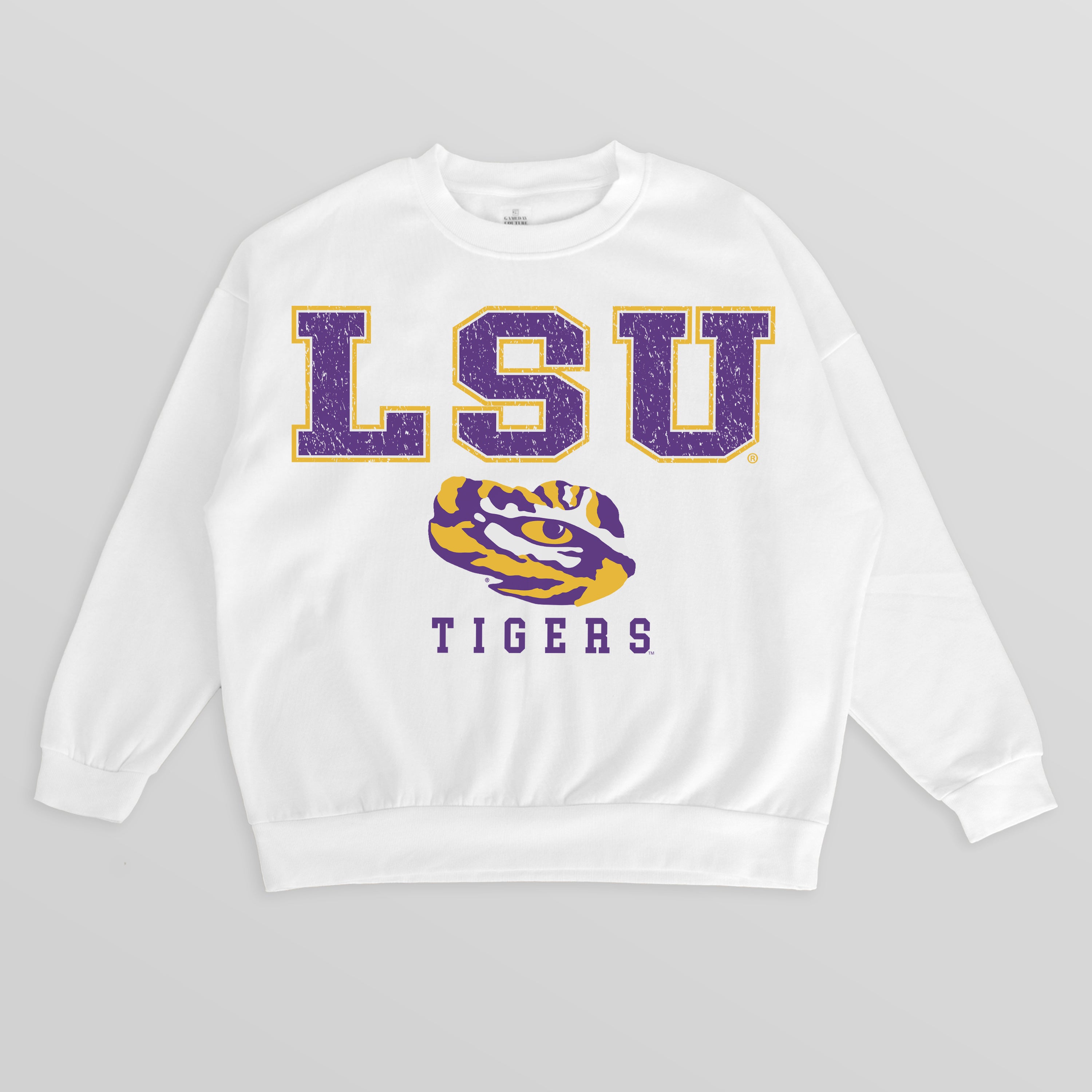LSU TIGERS Freestyle Fleece Drop-Shoulder Pullover