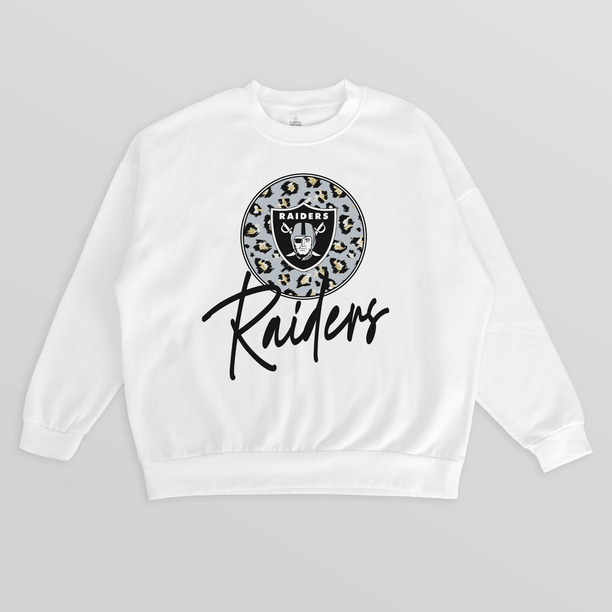 LAS VEGAS RAIDERS WILD BREAKTHROUGH PREMIUM FLEECE CREWNECK PULLOVER