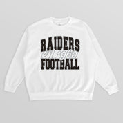 LAS VEGAS RAIDERS FADED FORMATION PREMIUM FLEECE CREWNECK PULLOVER