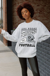 LAS VEGAS RAIDERS HOME TURF PREMIUM FLEECE CREWNECK PULLOVER