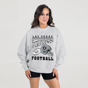 LAS VEGAS RAIDERS HOME TURF PREMIUM FLEECE CREWNECK PULLOVER