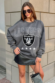 LAS VEGAS RAIDERS RISING STAR PREMIUM FLEECE CREWNECK PULLOVER