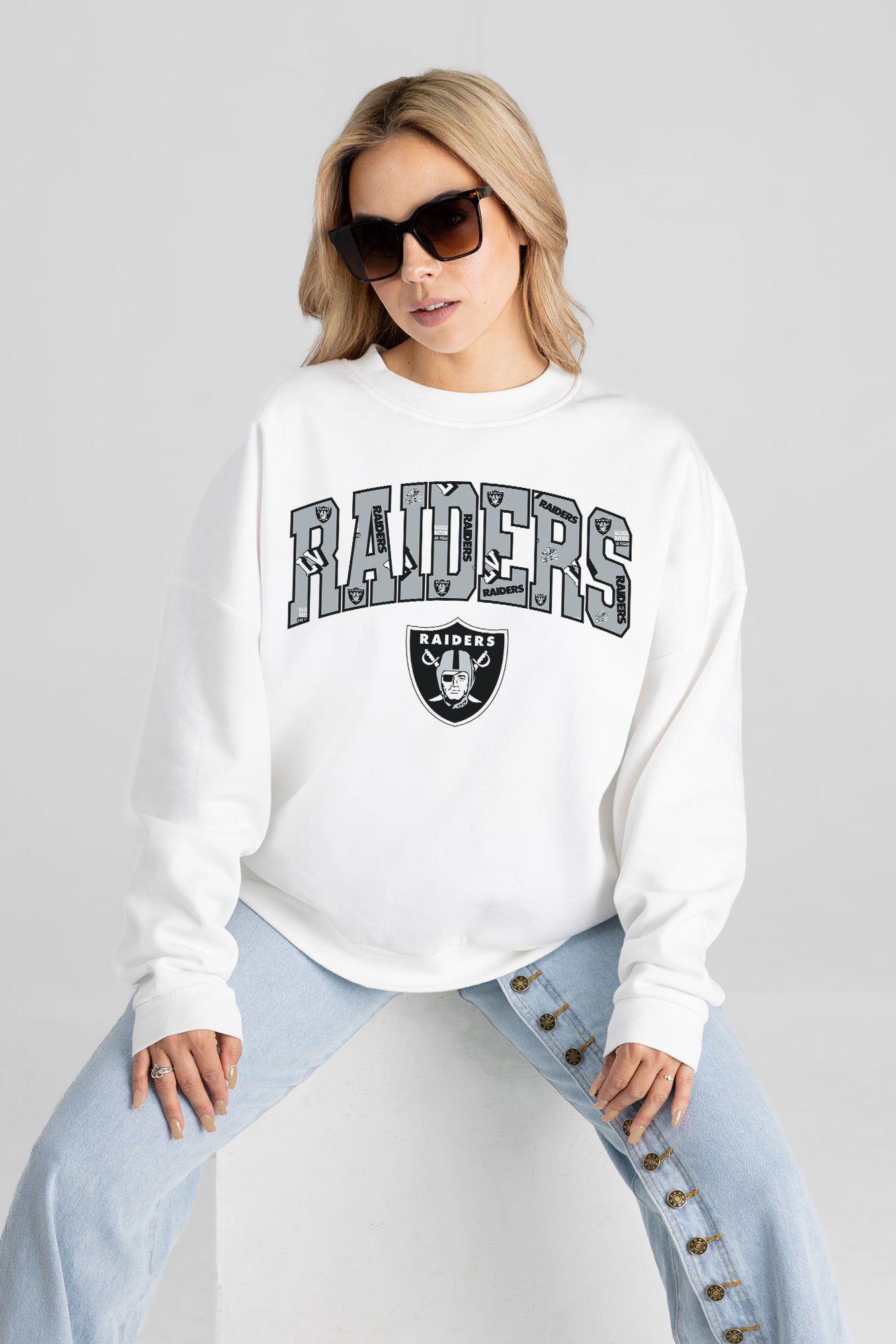 LAS VEGAS RAIDERS SWEET PLAY PREMIUM FLEECE PULLOVER