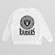 LAS VEGAS RAIDERS ENDZONE PREMIUM FLEECE DROP SHOULDER CREWNECK PULLOVER