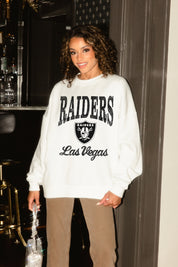 LAS VEGAS RAIDERS PEAK SEASON PREMIUM FLEECE CREWNECK PULLOVER