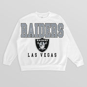 LAS VEGAS RAIDERS Sunday Drives Fleece Crewneck Pullover