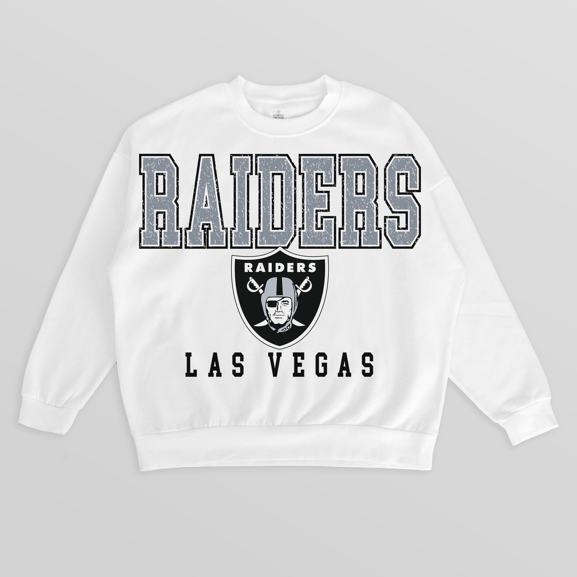 LAS VEGAS RAIDERS Sunday Drives Fleece Crewneck Pullover