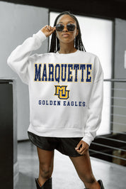 MARQUETTE GOLDEN EAGLES FREESTYLE PREMIUM FLEECE CREWNECK PULLOVER