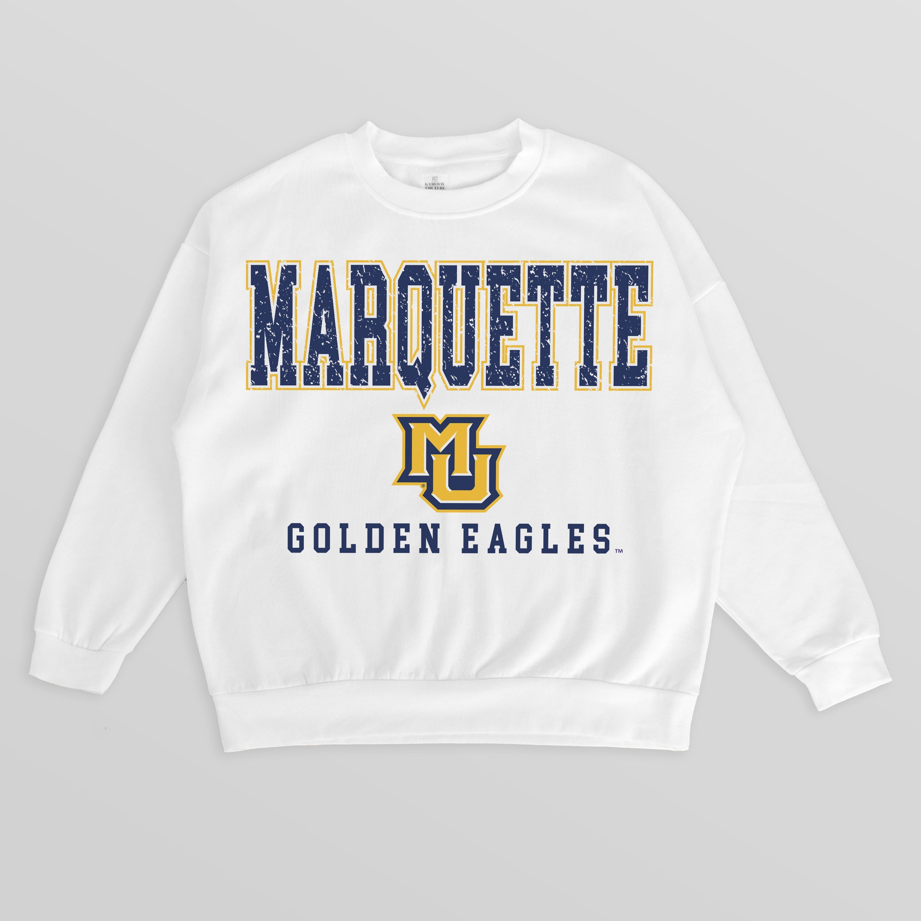 MARQUETTE GOLDEN EAGLES FREESTYLE PREMIUM FLEECE CREWNECK PULLOVER