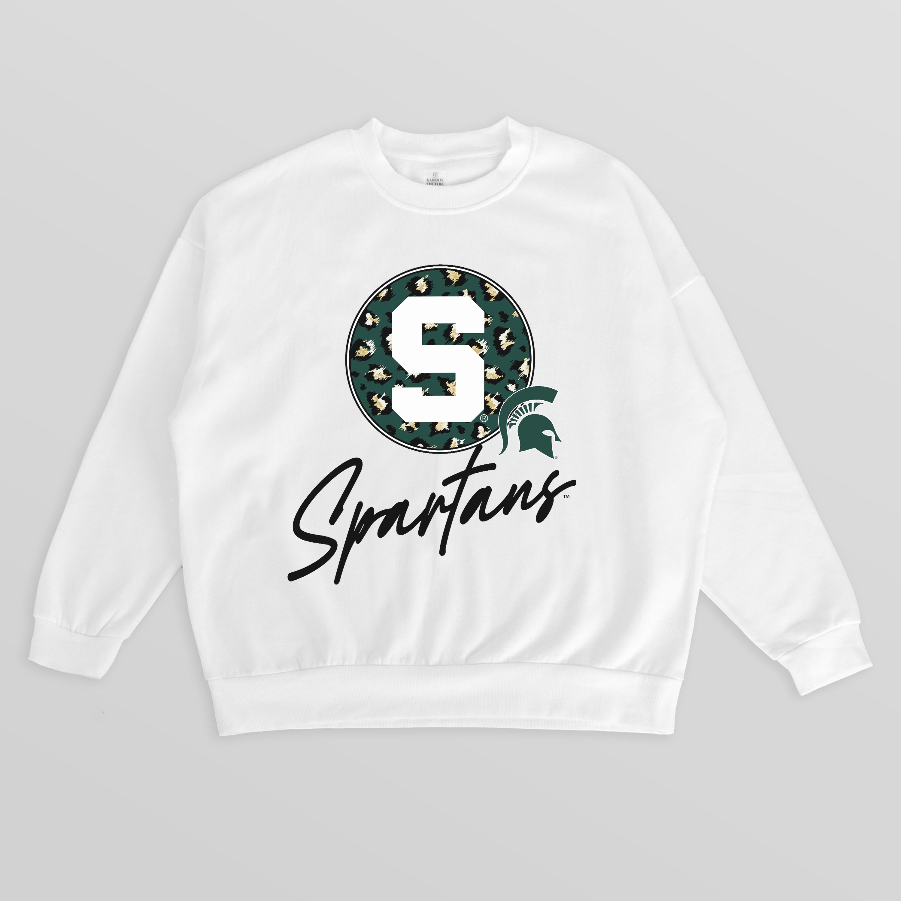 MICHIGAN STATE SPARTANS WILD BREAKTHROUGH PREMIUM FLEECE CREWNECK PULLOVER