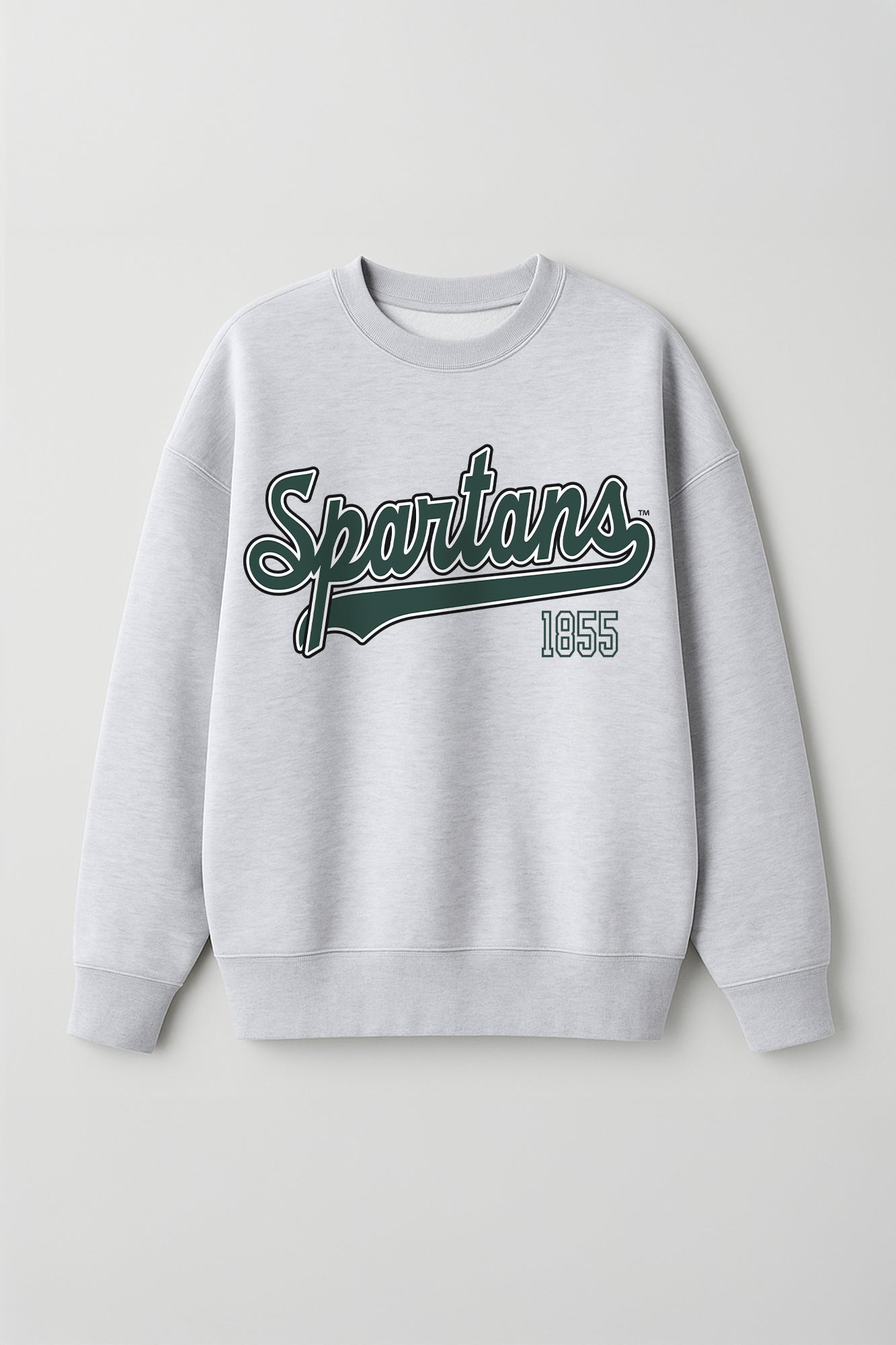 MICHIGAN STATE SPARTANS CLASSIC WIN PREMIUM FLEECE CREWNECK PULLOVER