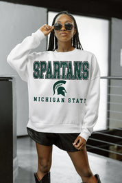 MICHIGAN STATE SPARTANS Freestyle Fleece Drop-Shoulder Pullover