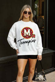 MARYLAND TERRAPINS WILD BREAKTHROUGH PREMIUM FLEECE CREWNECK PULLOVER