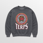 MARYLAND TERRAPINS SATURDAY SEAL PREMIUM FLEECE DROP SHOULDER CREWNECK PULLOVER