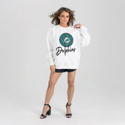 MIAMI DOLPHINS WILD BREAKTHROUGH PREMIUM FLEECE CREWNECK PULLOVER