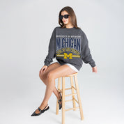 MICHIGAN WOLVERINES KICKOFF CLASSIC PREMIUM FLEECE PULLOVER