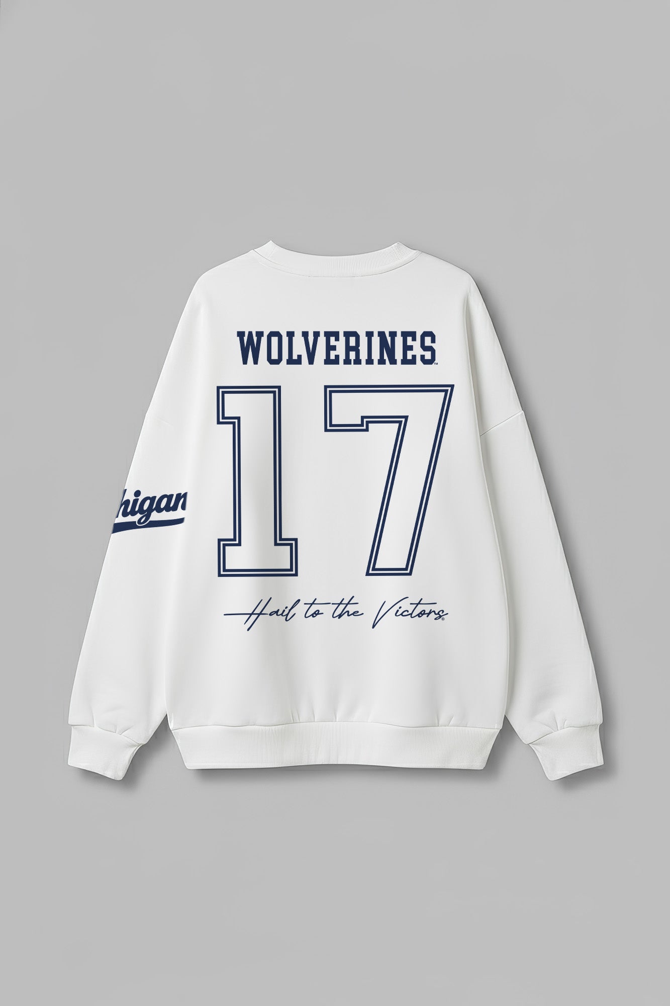 MICHIGAN WOLVERINES DAY ONE PREMIUM FLEECE UNISEX CREWNECK PULLOVER