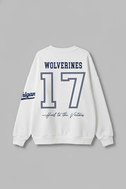 MICHIGAN WOLVERINES DAY ONE PREMIUM FLEECE UNISEX CREWNECK PULLOVER