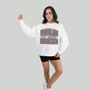 MINNESOTA STATE MANKATO MAVERICKS FADED FORMATION PREMIUM FLEECE DROP SHOULDER CREWNECK PULLOVER