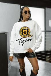MISSOURI TIGERS WILD BREAKTHROUGH PREMIUM FLEECE CREWNECK PULLOVER