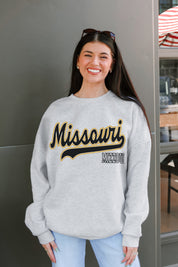 MISSOURI TIGERS CLASSIC WIN PREMIUM FLEECE CREWNECK PULLOVER