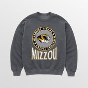 MISSOURI TIGERS SATURDAY SEAL PREMIUM FLEECE DROP SHOULDER CREWNECK PULLOVER