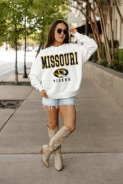 MISSOURI TIGERS Freestyle Fleece Drop-Shoulder Pullover