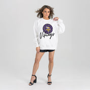 MINNESOTA VIKINGS WILD BREAKTHROUGH PREMIUM FLEECE CREWNECK PULLOVER