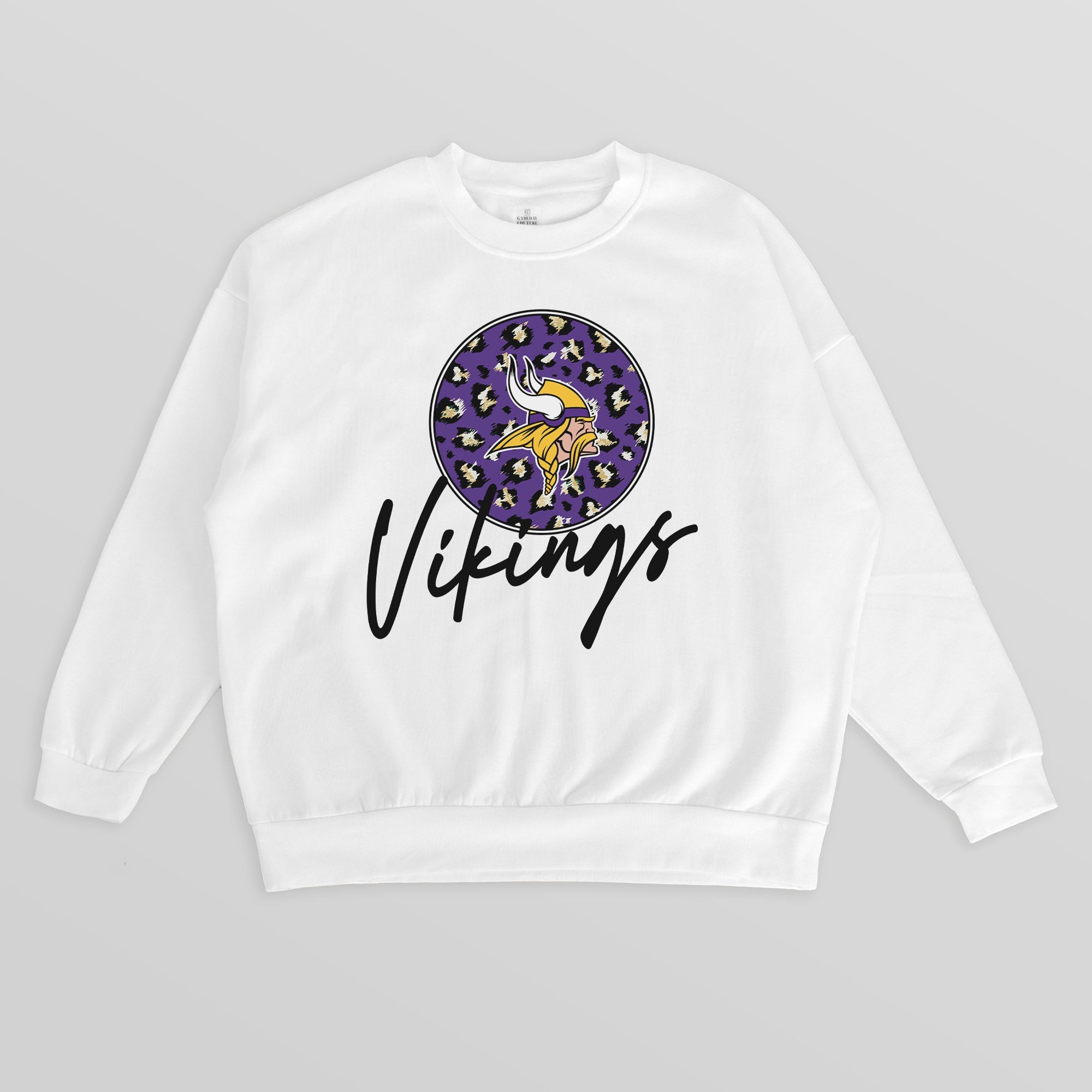 MINNESOTA VIKINGS WILD BREAKTHROUGH PREMIUM FLEECE CREWNECK PULLOVER