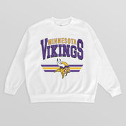 MINNESOTA VIKINGS SWIFT STRIKE PREMIUM FLEECE CREWNECK PULLOVER