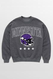 MINNESOTA VIKINGS RISING STAR PREMIUM FLEECE CREWNECK PULLOVER