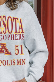 MINNESOTA GOLDEN GOPHERS Allegiance Fleece Drop-Shoulder Pullover